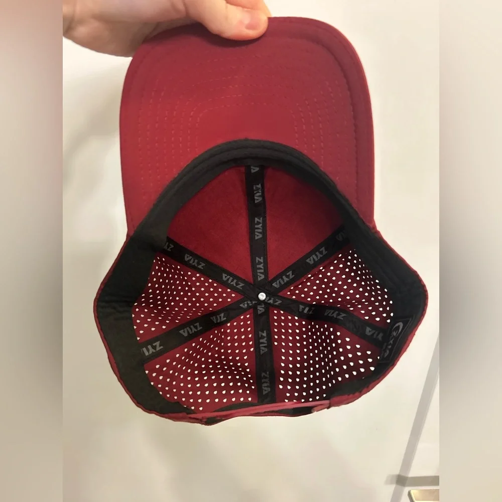 Zyia Active Vortex Snapback Maroon Hat